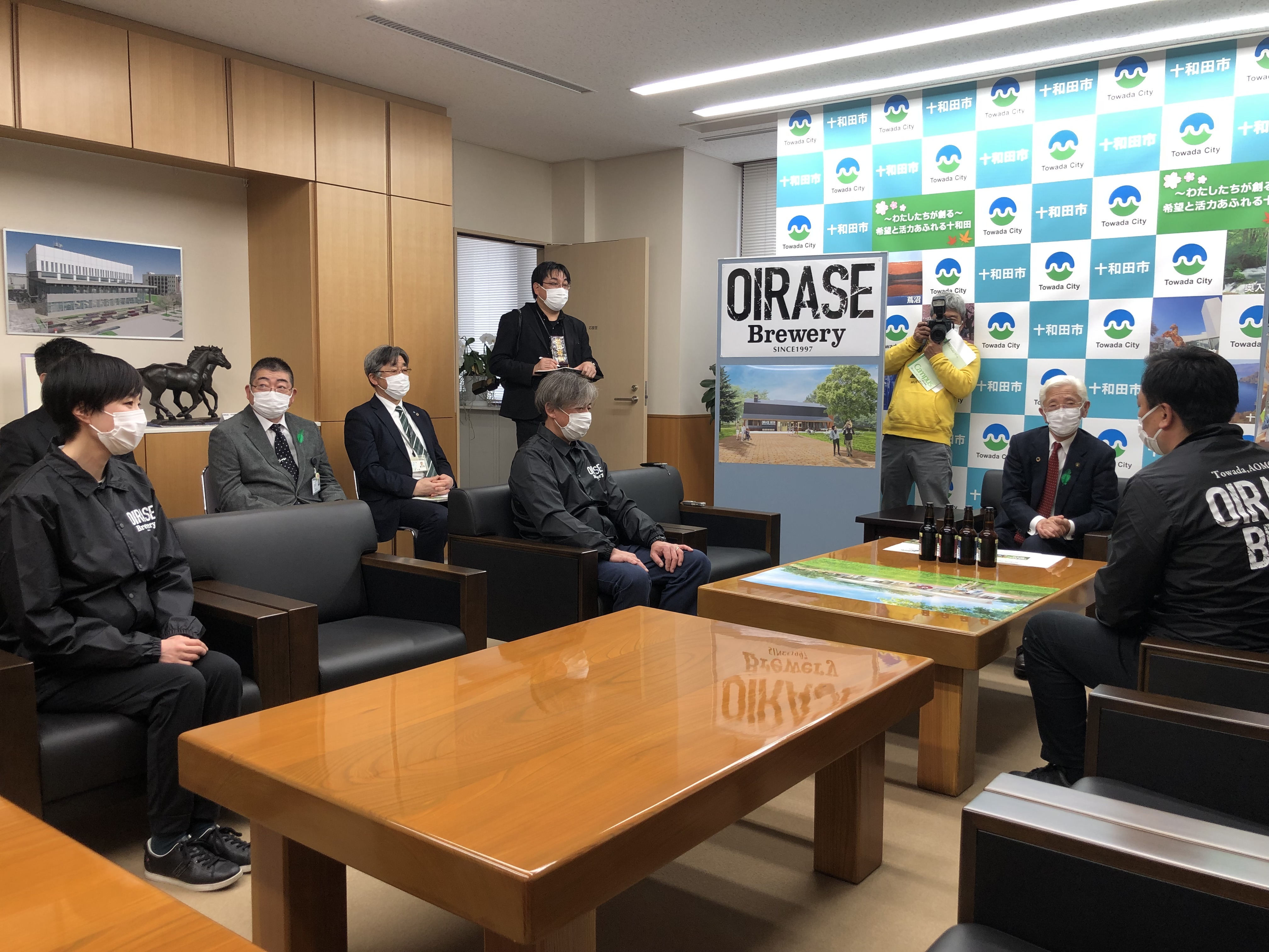 新しい奥入瀬ビールをＰＲ３