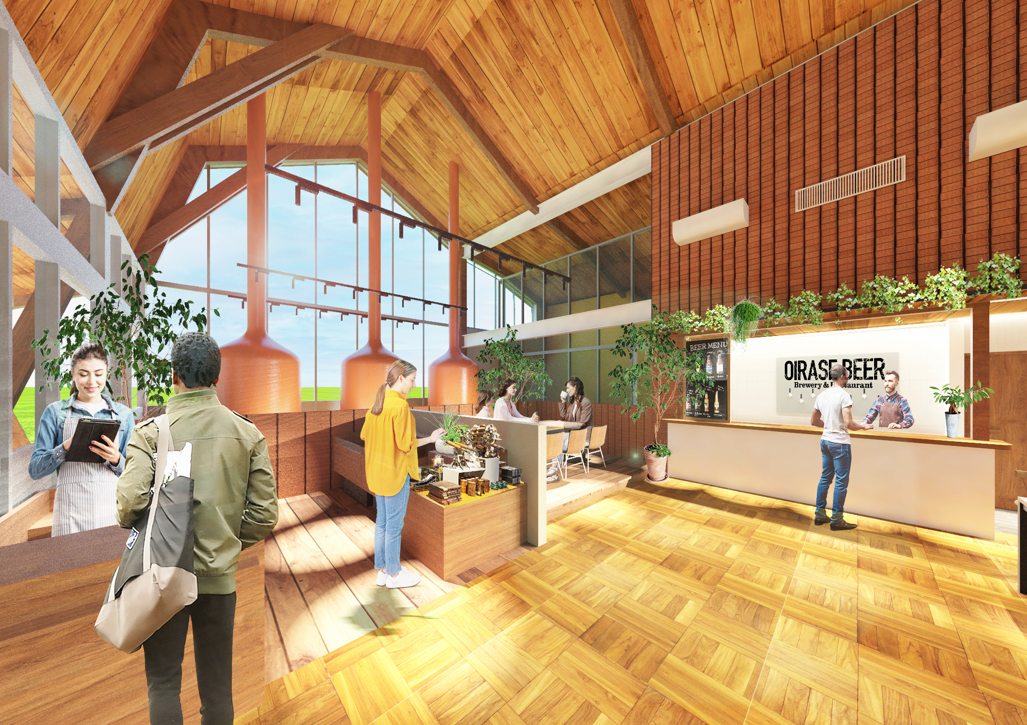 奥入瀬ブルワリーレストラン＆あら、りんご。青森ファクトリーグランドオープン２