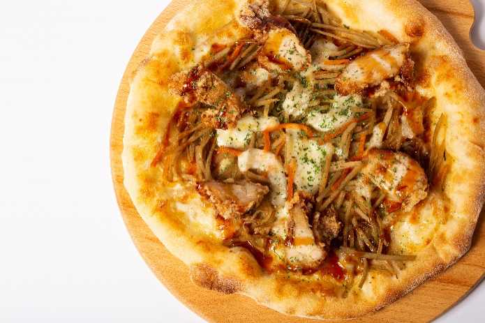 シャキッと！ごぼっと！きんぴらピザ